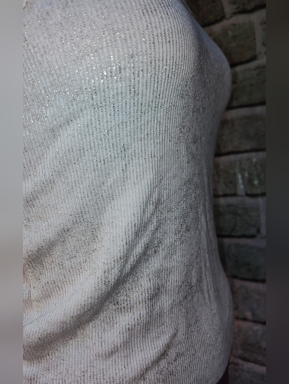 ZARA RIBBED SPARKLE Tank Top, Small - Picture 9 of 11